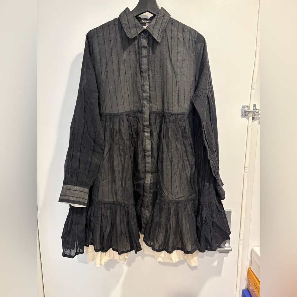 Mes Demoiselles Black Long Sleeve Dress